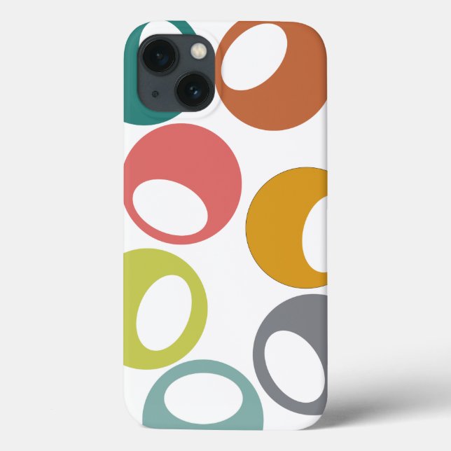 Mid-Century Modern Juggling Case-Mate iPhone Case (Back)