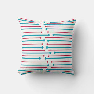 Mid-Century Modern Lines Cushion