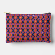 Mid Century Modern Maximalist Black Orange Purple