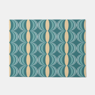 Mid Century Modern Melon Pattern Doormat