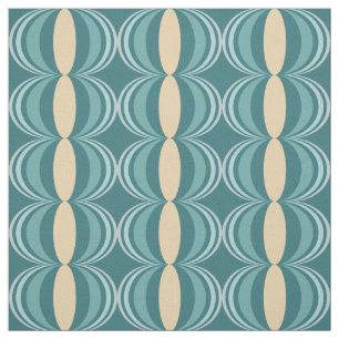 Mid Century Modern Melon Pattern Fabric