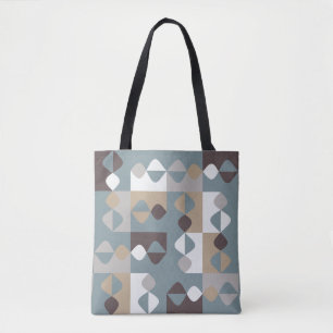 Mid Century Modern - Mint Chocolate Caramel Tote Bag