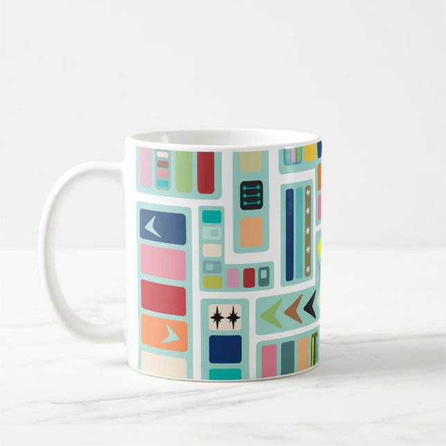 Mid-Century Modern Mix-up  Coffee Mug (Left)
