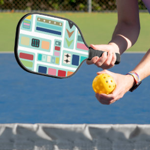 Mid-Century Modern Mix-up Pickleball Paddle