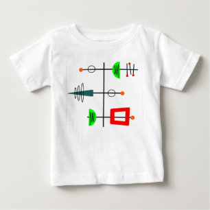 Mid Century Modern Mobile Baby T-Shirt