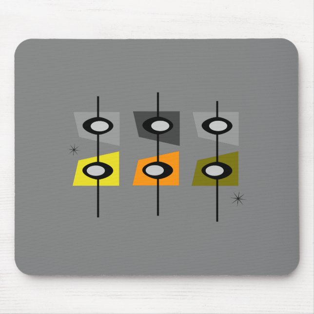 Mid Century Modern MOUSE PAD (Front)