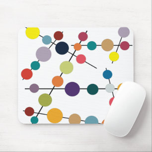Mid-Century Modern Olives Mouse Mat