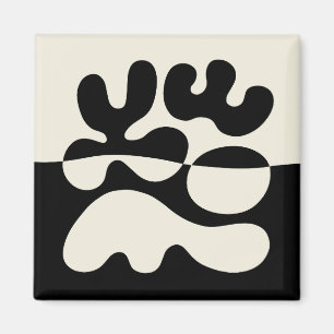 Mid Century Modern Organic Abstraction Magnet
