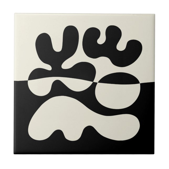 Mid Century Modern Organic Abstraction Tile (Front)