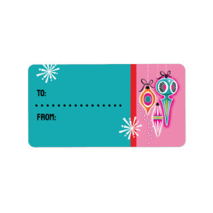 Mid-century Modern Ornaments Christmas Gift Tags