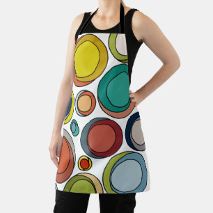 Mid-Century Modern Ovals Apron