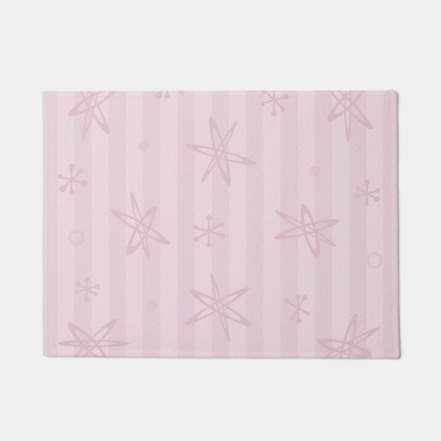 Mid Century Modern Pale Pink Doormat (Front)
