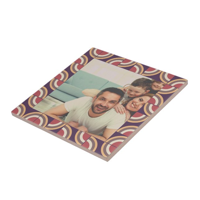 Mid-century modern pattern 1 tile (Side)