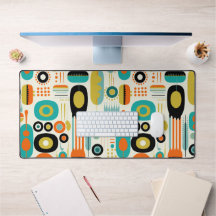 Mid Century Modern Pattern Colourful RETRO 