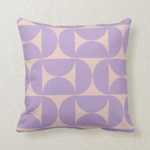 Mid Century Modern Pattern Lavender Cushion