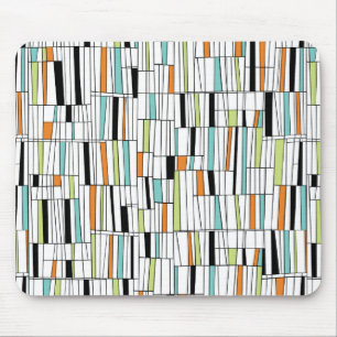 Mid Century Modern Pattern Mouse Mat