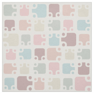 Mid Century Modern Pattern Pastel Fabric