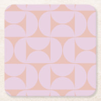 Mid Century Modern Pattern Soft Pastel Lilac