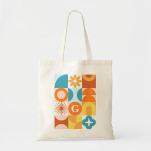 Mid Century Modern Pattern Tote Bag