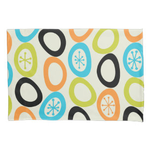 Mid Century Modern Pebbles 3 Pillowcase