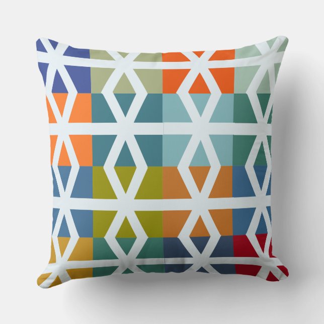 Mid-Century Modern Pillow (Back)