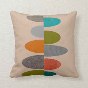 Mid-Century Modern Pillow Ovals Pattern #61