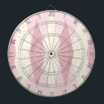 Mid Century Modern Pink Argyle Dart Board<br><div class="desc">This Mid Century Modern Pink Argyle Dart Board (large print) pattern features a First Lady pink background and a pattern of mod, translucent, blush diamonds overlaying larger, vintage cream diamonds with gold coloured, space age speckles. This minimalist inspired, deconstructed argyle is a simplistic throwback of the larger than life atomic...</div>