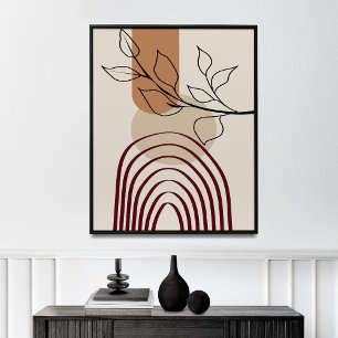 Mid Century Modern Poster, Wall Art 