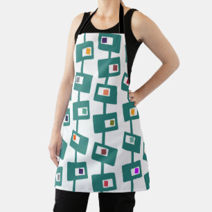 Mid-Century Modern Rectangles and Squares Apron