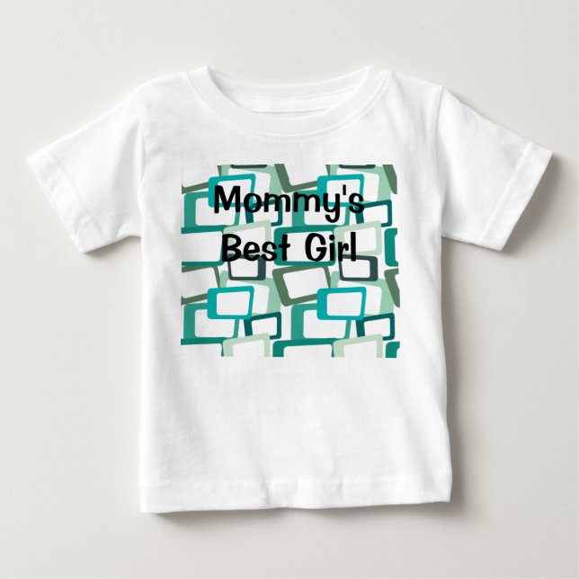 Mid-Century Modern Rectangles  Baby T-Shirt (Front)