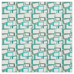 Mid-Century Modern Rectangles Fabric