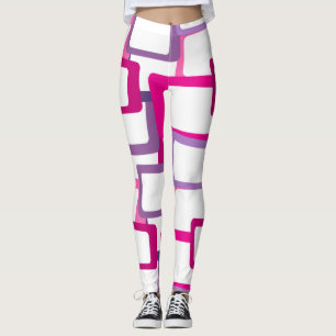 Mid-Century Modern Rectangles Leggings