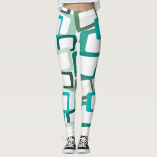 Mid-Century Modern Rectangles Leggings