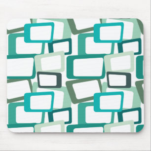 Mid-Century Modern Rectangles Mouse Mat