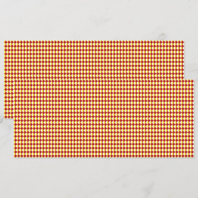 Mid Century Modern Repeat Pattern Invitation (Front/Back)
