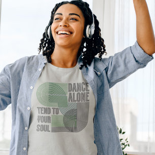 Mid Century Modern Retro Line Art Motivational  T-Shirt