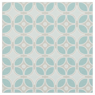 Mid Century Modern Retro Mod Square Pattern Decor Fabric