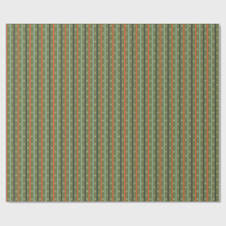 Mid-Century Modern Retro Stripe Pattern Wrapping Paper