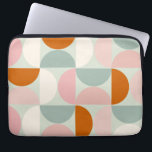 Mid Century Modern Sage Green Blush Orange Pattern<br><div class="desc">Retro mid century modern pattern – abstract geometric shapes – minimalist pattern sage green,  blush pink,  Orange and cream white.</div>