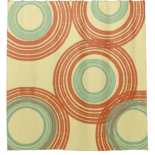 Mid Century Modern Shower Curtain