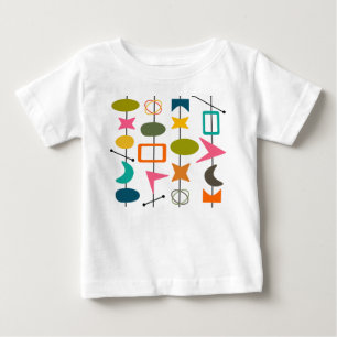 Mid-Century Modern Skewers Baby T-Shirt