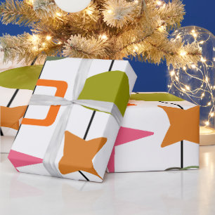 Mid-Century Modern Skewers  Wrapping Paper