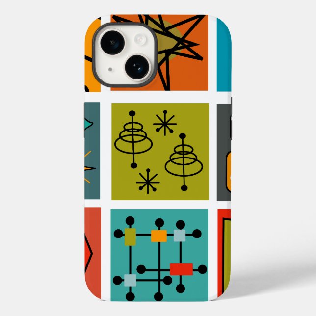 Mid-Century Modern Smorgasbord Case-Mate iPhone Case (Back)