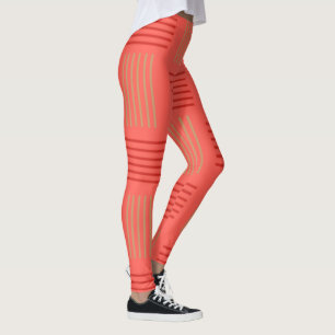 Mid-Century Modern Spring/Summer Weave Leggings