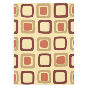 Mid Century Modern Squares Tablecloth