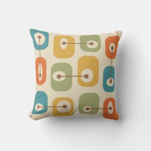 Mid Century Modern Squishy Cubes Cushion