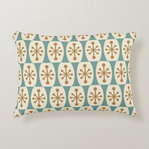 Mid Century Modern Starburst Pattern Decorative Cushion