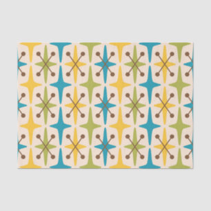Mid Century Modern Starburst Pattern Tissue Paper