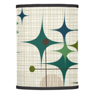 Mid Century Modern Starbursts and Globes Lamp