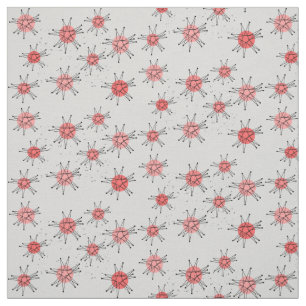 Mid-Century Modern Starbursts Fabric